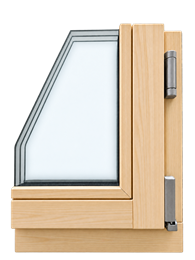 Holzfenster, Innenansicht